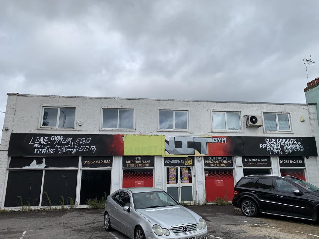 Existing building front elevation Lynchford Road